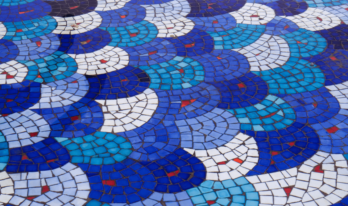 carrelage mosaïque second-œuvre — La Construction